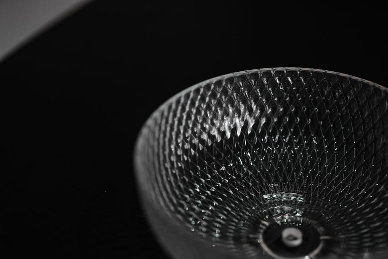 菱格紋玻璃訂製燈罩 Diamond-Pattern Glass Lampshade