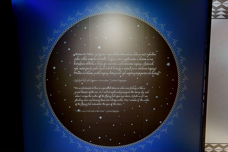 "I Wish I Were a Fish Scale in That Ocean" , Syaman Rapongan