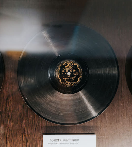 Original 78 RPM Record of "Heartache"