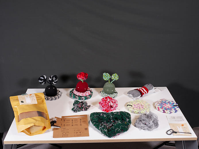 回收舊二手襪再生製品 Second Life: Old Socks Reimagined Series