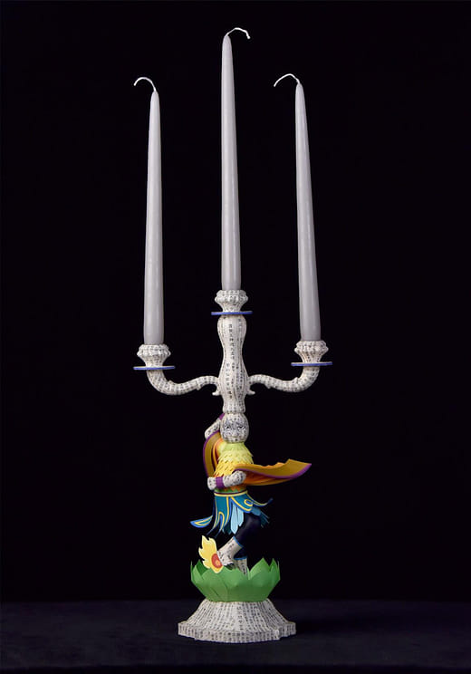 數位作品——三太子燭台 Digital  Prince Nezha Candle Holder