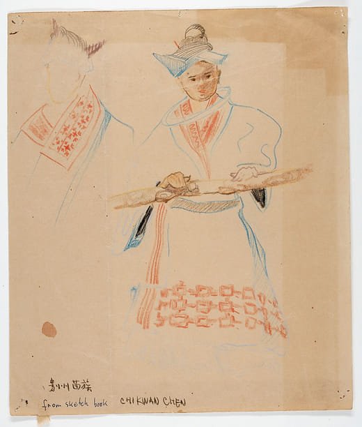 〈貴州苗族服飾速寫1 ( 貴州省/ 黔)〉