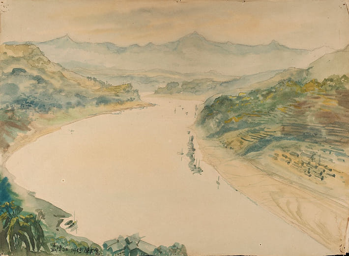 〈嘉陵江（四川）〉