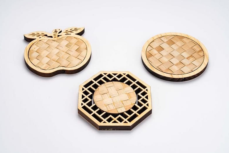 野生月桃杯墊 Wild Beautiful Galangal Coasters