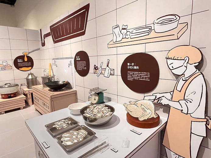 第一步：分切火雞肉