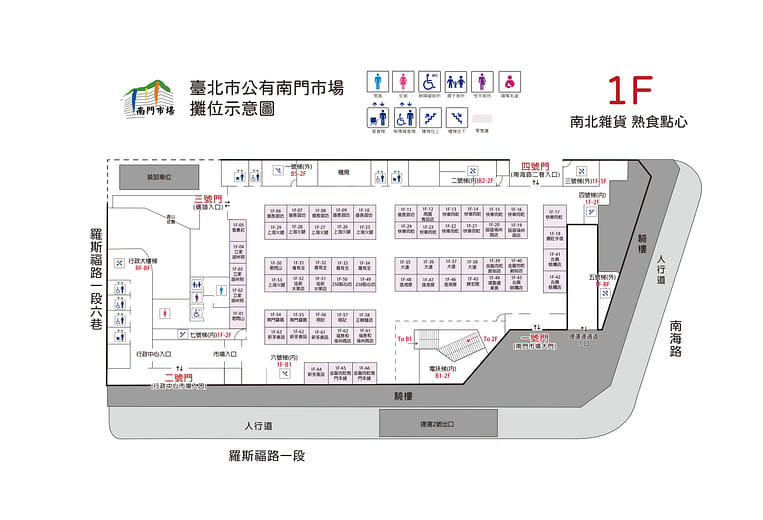 1F 南北雜貨｜熟食｜點心