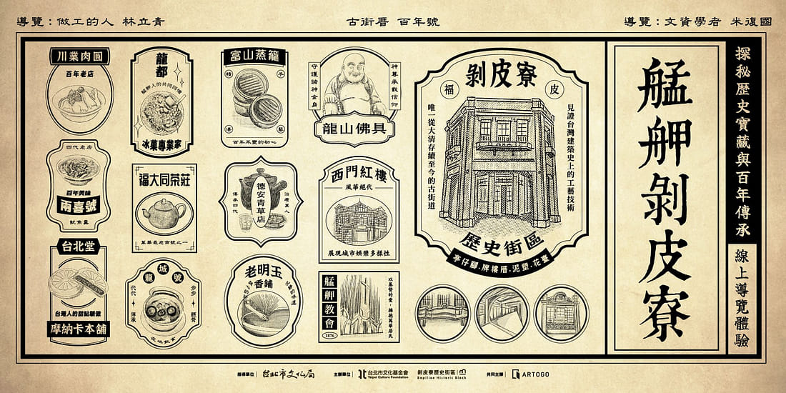 艋舺剝皮寮:探秘歷史寶藏與百年傳承線上導覽體驗