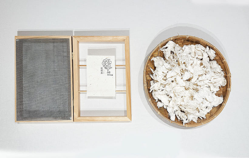 手工紙渣及抄紙網