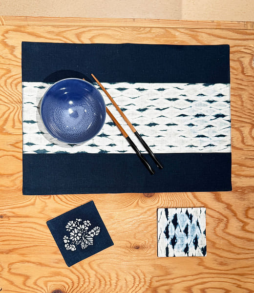 藍染餐墊組