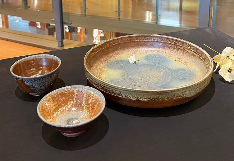 「鹽釉燒印紋石器」系列