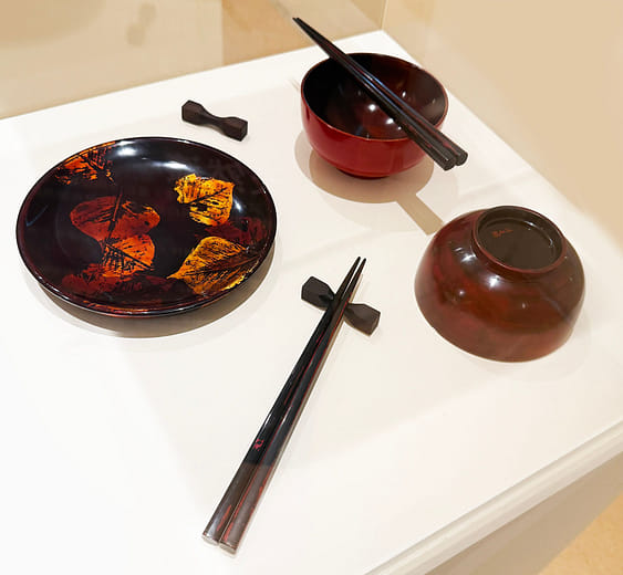 食具組-根來&紅溜