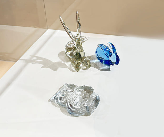 動物造型玻璃飾品