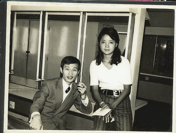 紀利男與鄧麗君合影