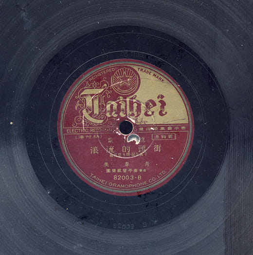 《街頭的流浪》唱片