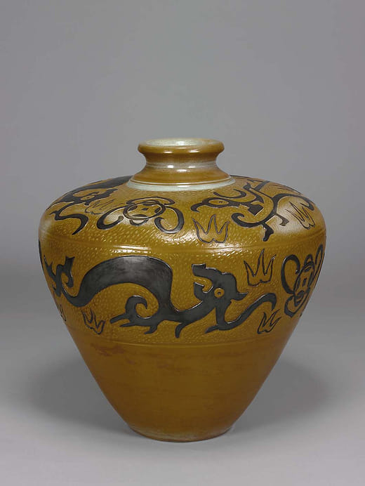 龍鳳圖騰大壺