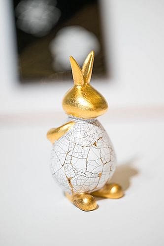 Rabbit of Golden Sprout / Fortune-Chasing Cat