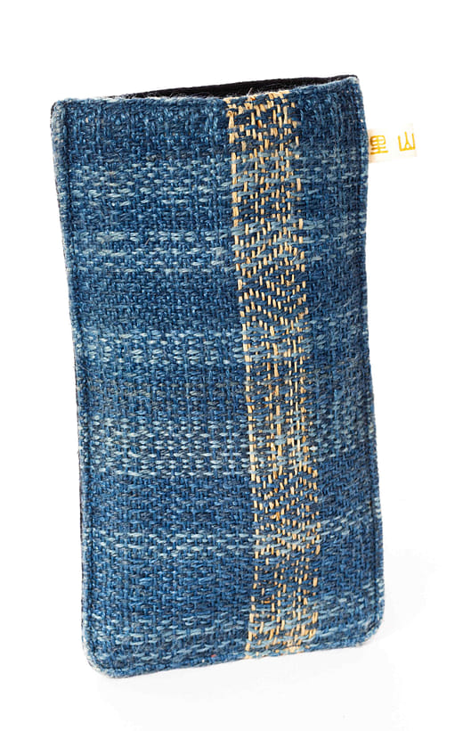 部落手捻苧麻梭織小品
