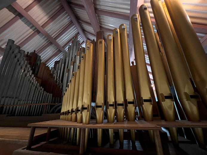 會說話的金屬與木頭｜管風琴音管(Pipes)