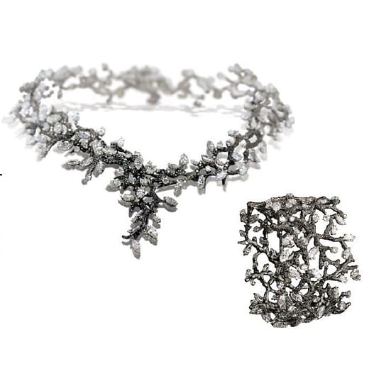 Winter Branch Necklace and Bracelet