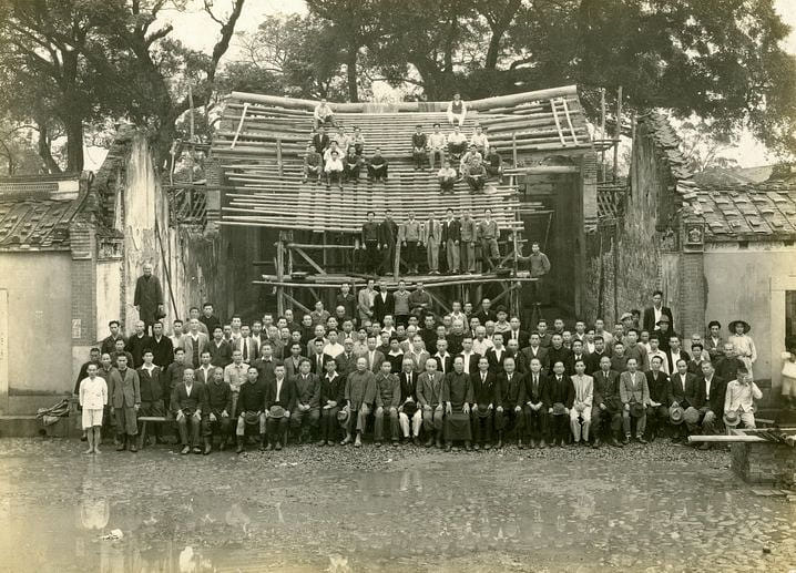 楊梅錫福宮重建正殿昇樑紀念