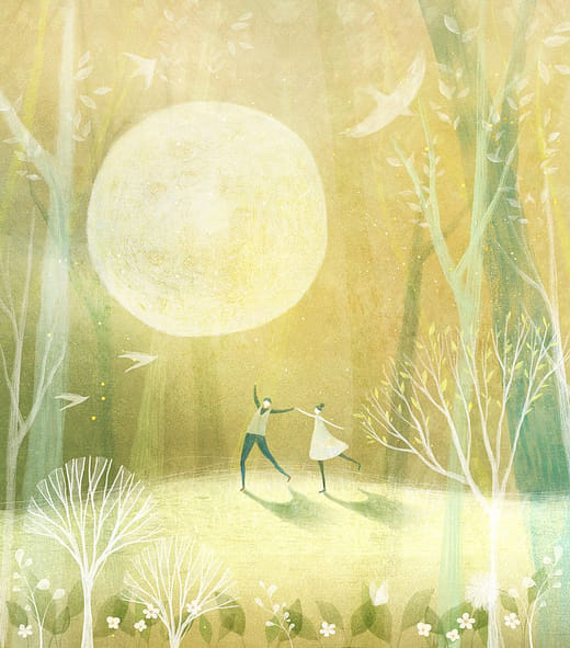 月光下的舞
