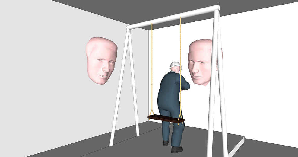 你媽的頭像皮球 一腳踢到百貨大樓