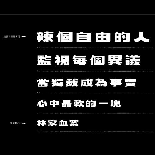 字體介紹
