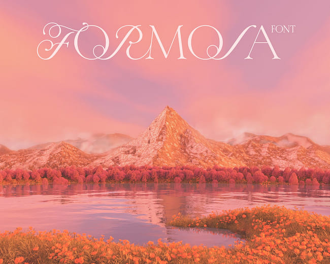 臺灣植物歐文字體設計 - Formosa Font