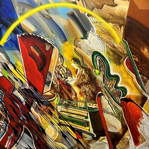 我正在你眼球上