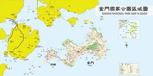 金門國家公園區域圖