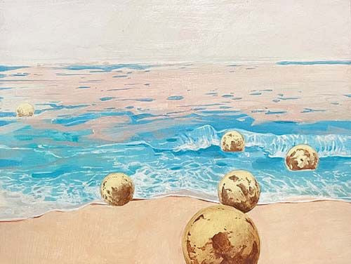 埋葬夏日 | 黃昏把嫉妒孵成一顆畸形的蛋 | 一跤摔倒在天空裡 |