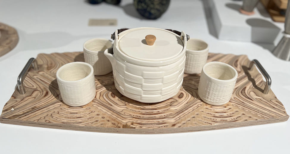 山水茶具組—點點紋(大)