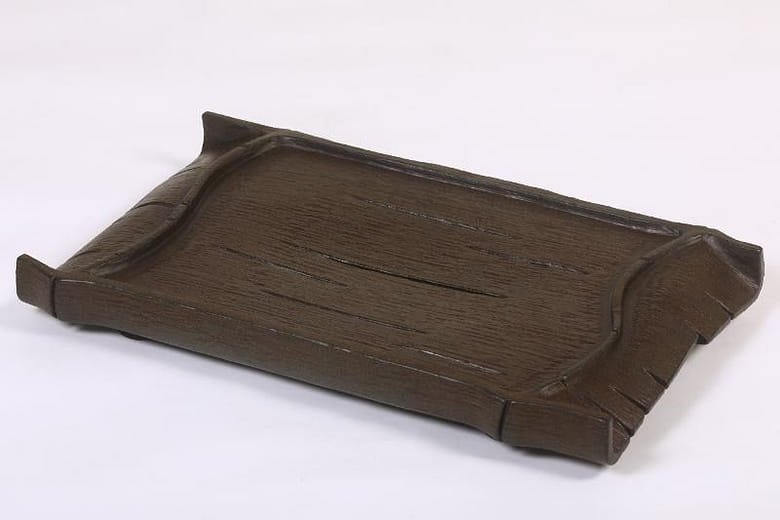 Colored Bamboo - Stone Craved Tea Tray