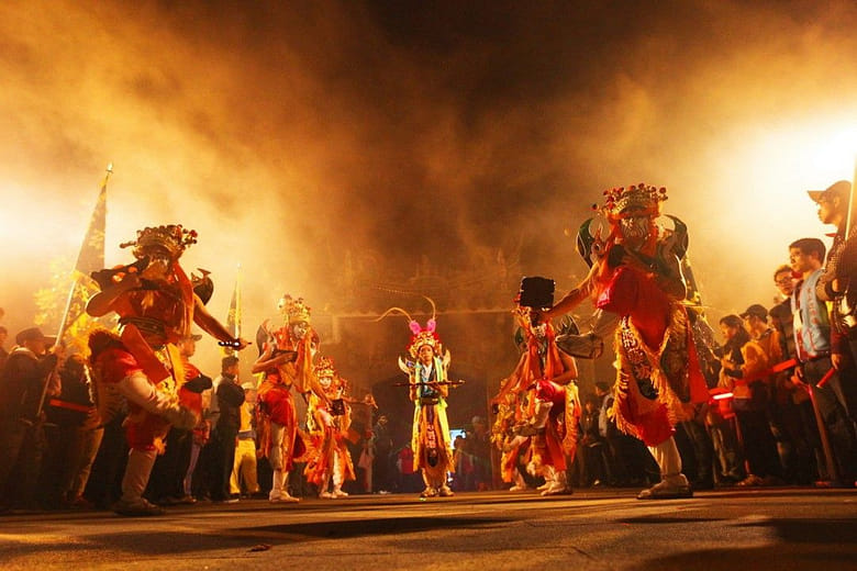 臺南東山碧軒寺恭送觀音佛祖正二媽回火山碧雲寺過年