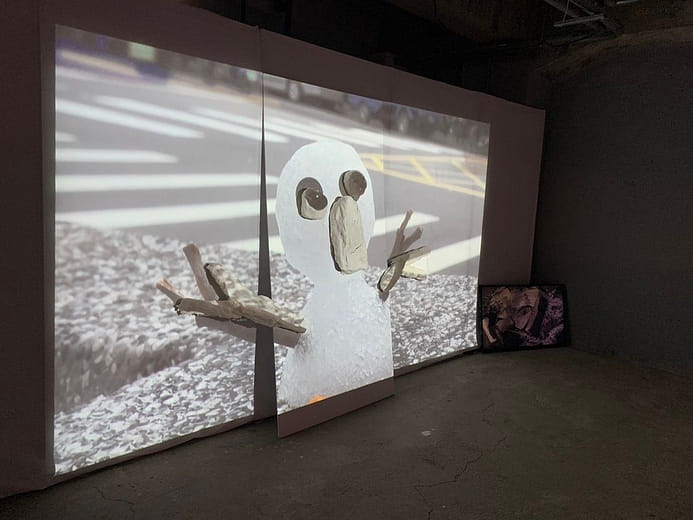 雪人與木炭-Snowman and Charcoal Briquettes