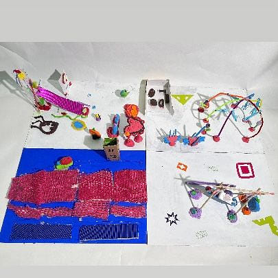 共融遊具立體模型—空格共融遊戲場