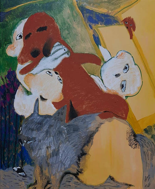 狗與狗與人和一隻貓