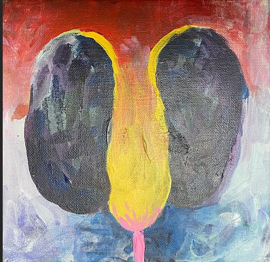 慾望的獨白 20x20cm