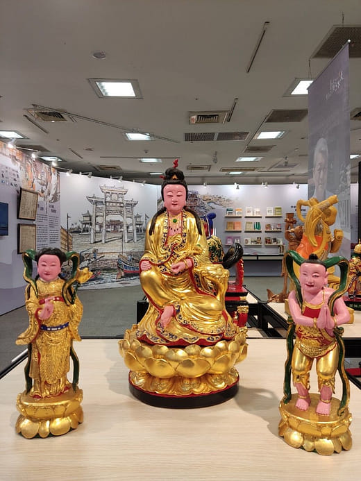 觀音、龍女、善才