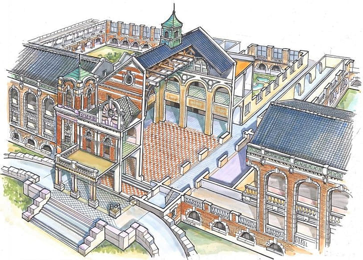 李乾朗先生手繪圖稿(1)