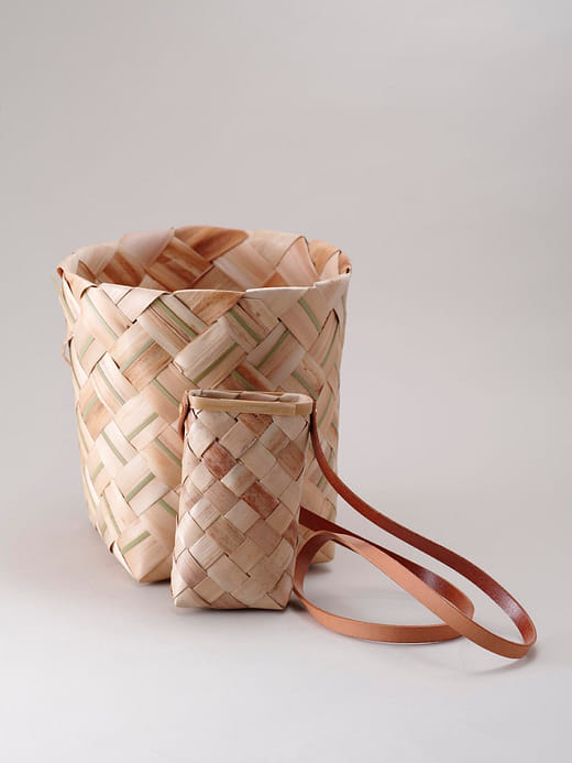 竹・月桃提籃系列  月桃肩背包  