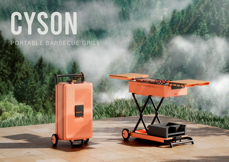 可攜式烤肉架 - CYSON-Portable  barbecue  grill
