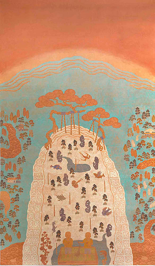 山外山(二)擒獸圖 Mountains beyond Mountains (II) Capturing the Beasts