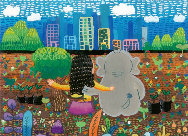 我愛森林與動物和地球