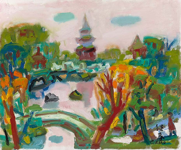 公園一隅 A Scene in the Park