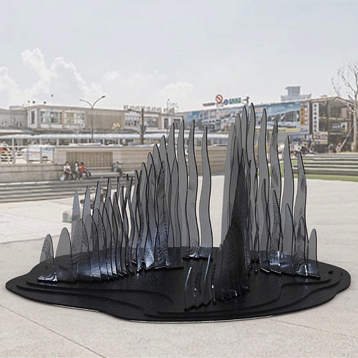 新竹意象玻璃裝置藝術  Hsinchu Installation art