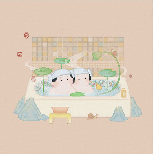 Unfaded—Bathing