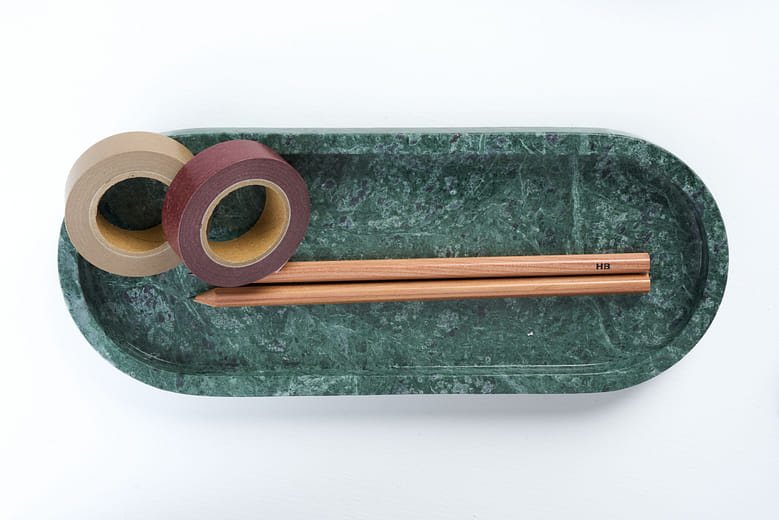 蛇紋石橢圓淺盤 Serpentine Oval Tray