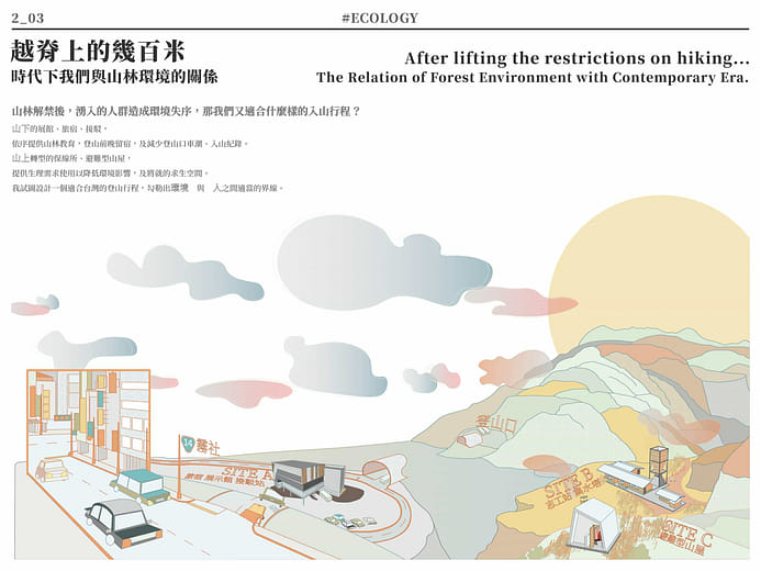 越脊上的幾百米