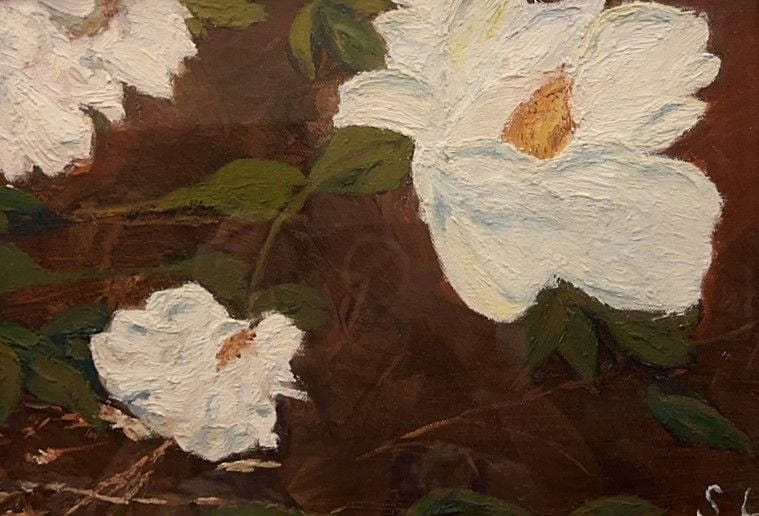 梔枳花（臨摹）